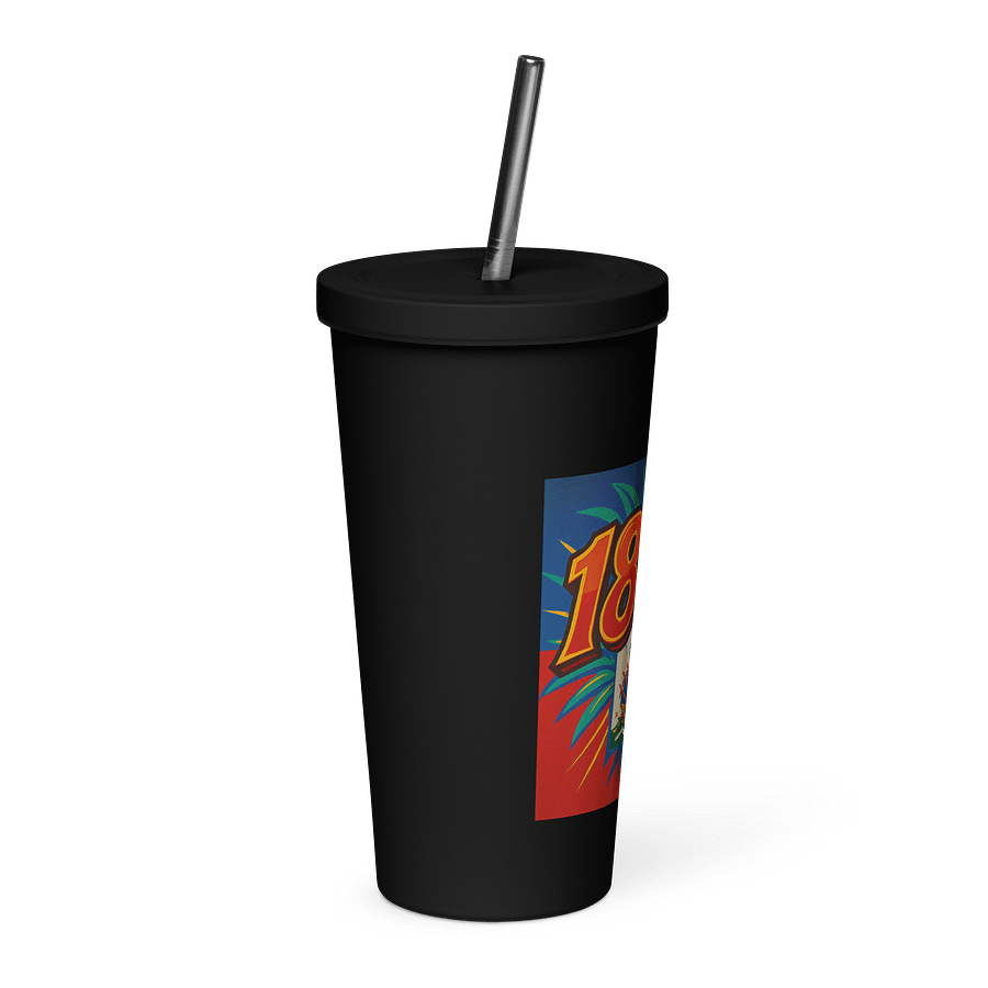 1804 Haitian Independence – Insulated Tumbler with Straw (20oz) product image (4)