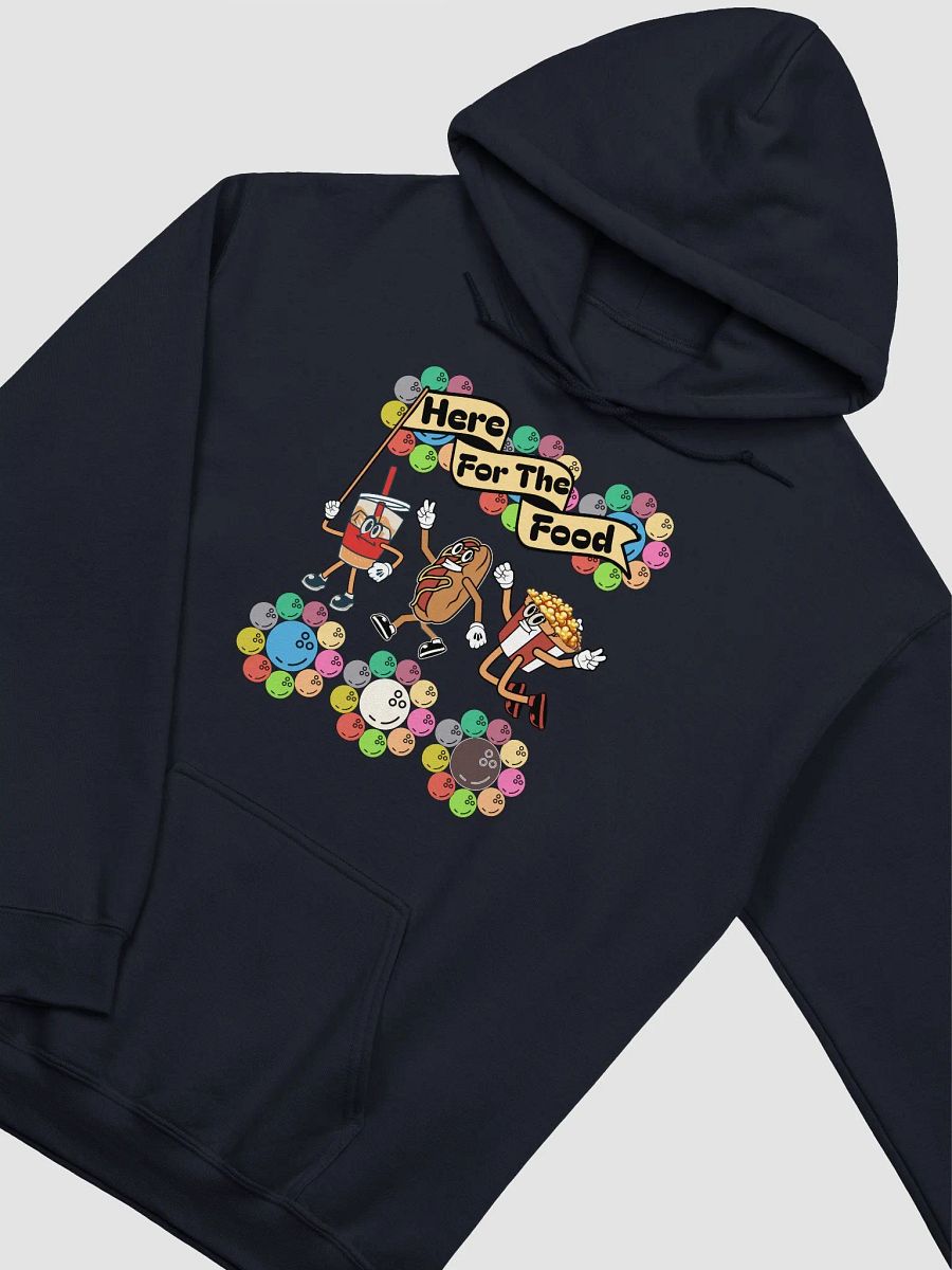 Here For The Food Bowling Cheerful Classic Hoodie product image (40)