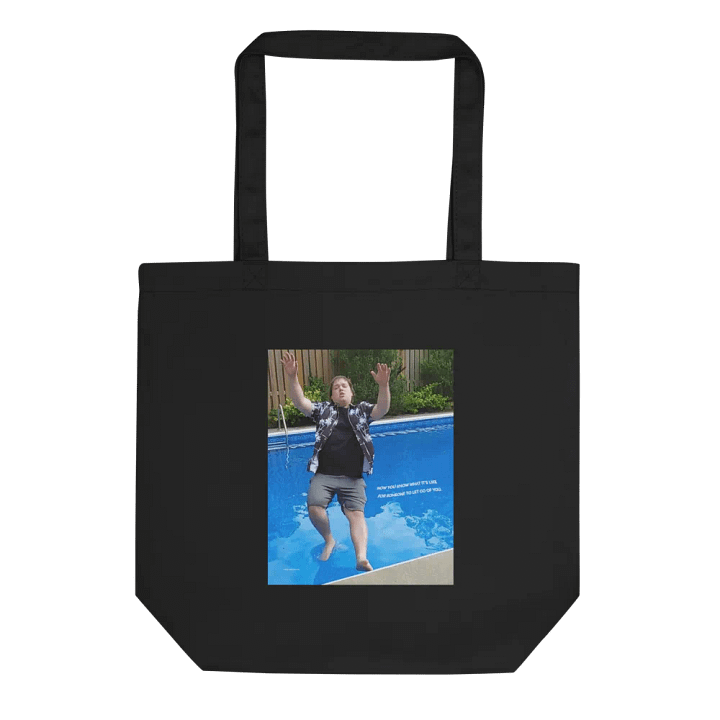 Kevin Tierney Pushed Into Pool Tote Bag product image (1)