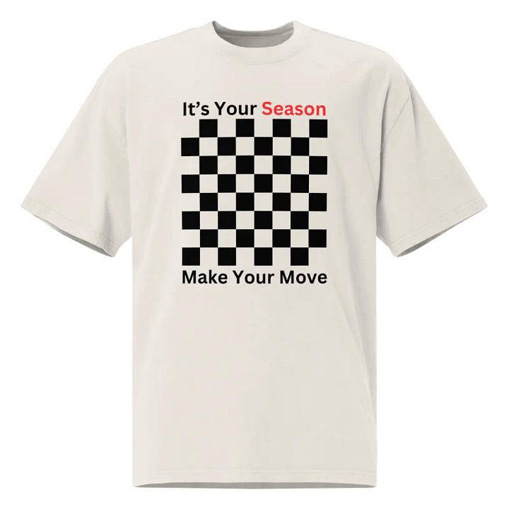 Retro Red Season Oversized Tee product image (1)