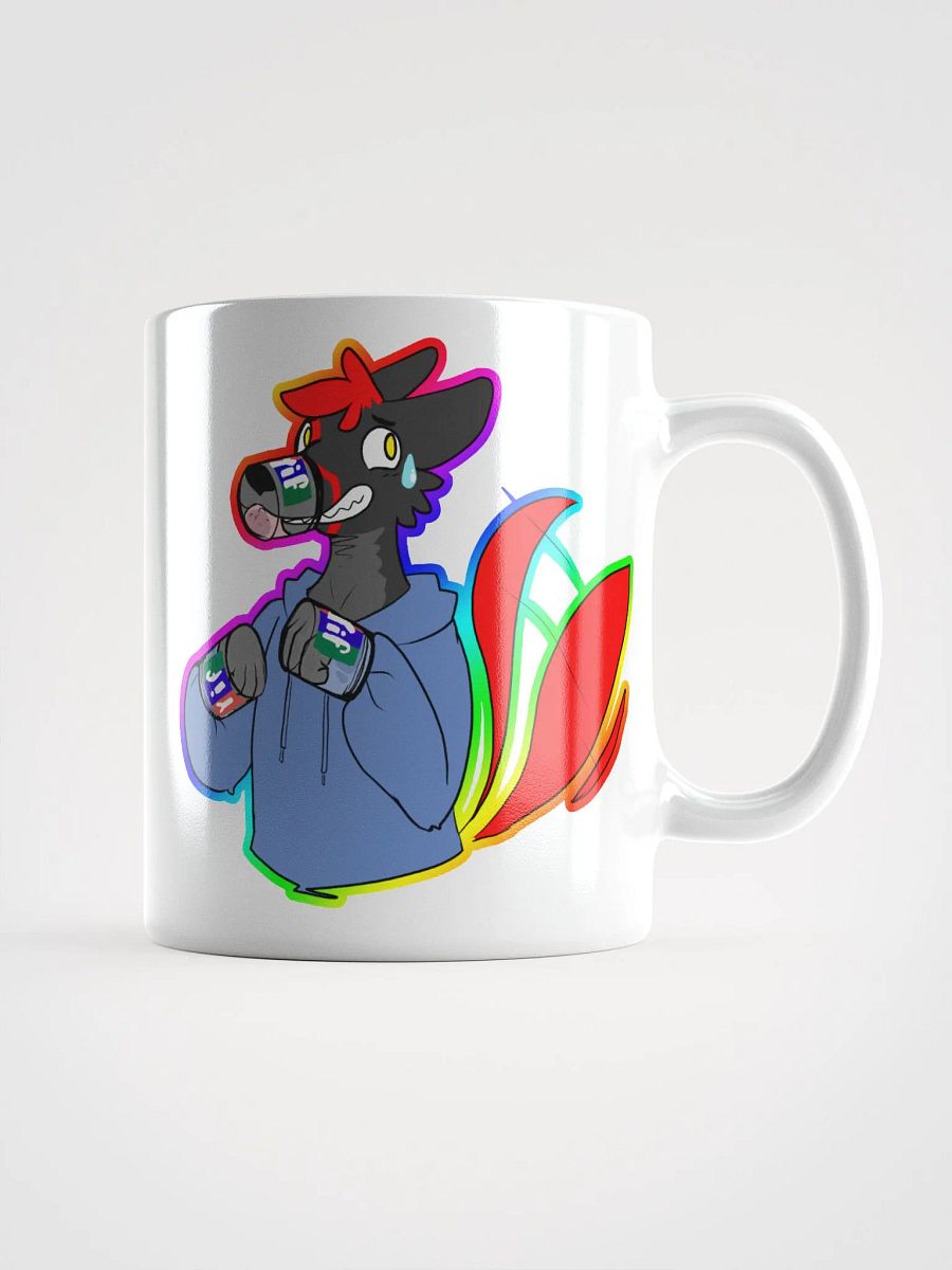 Stuck in the peanut butter Glossy White Mug product image (3)