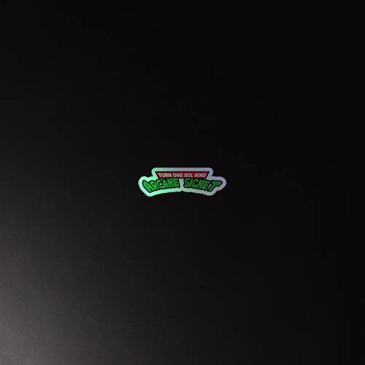 Turn One Sol Ring Arcane Signet - Holographic Sticker product image (2)