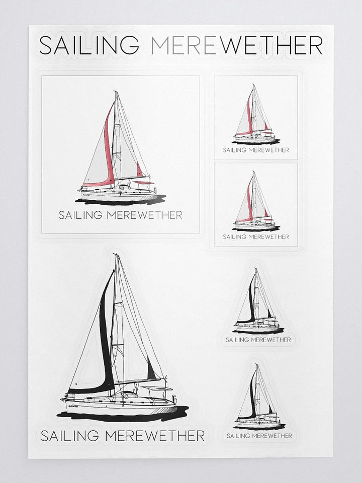 Sailing Merewether Stickers product image (1)