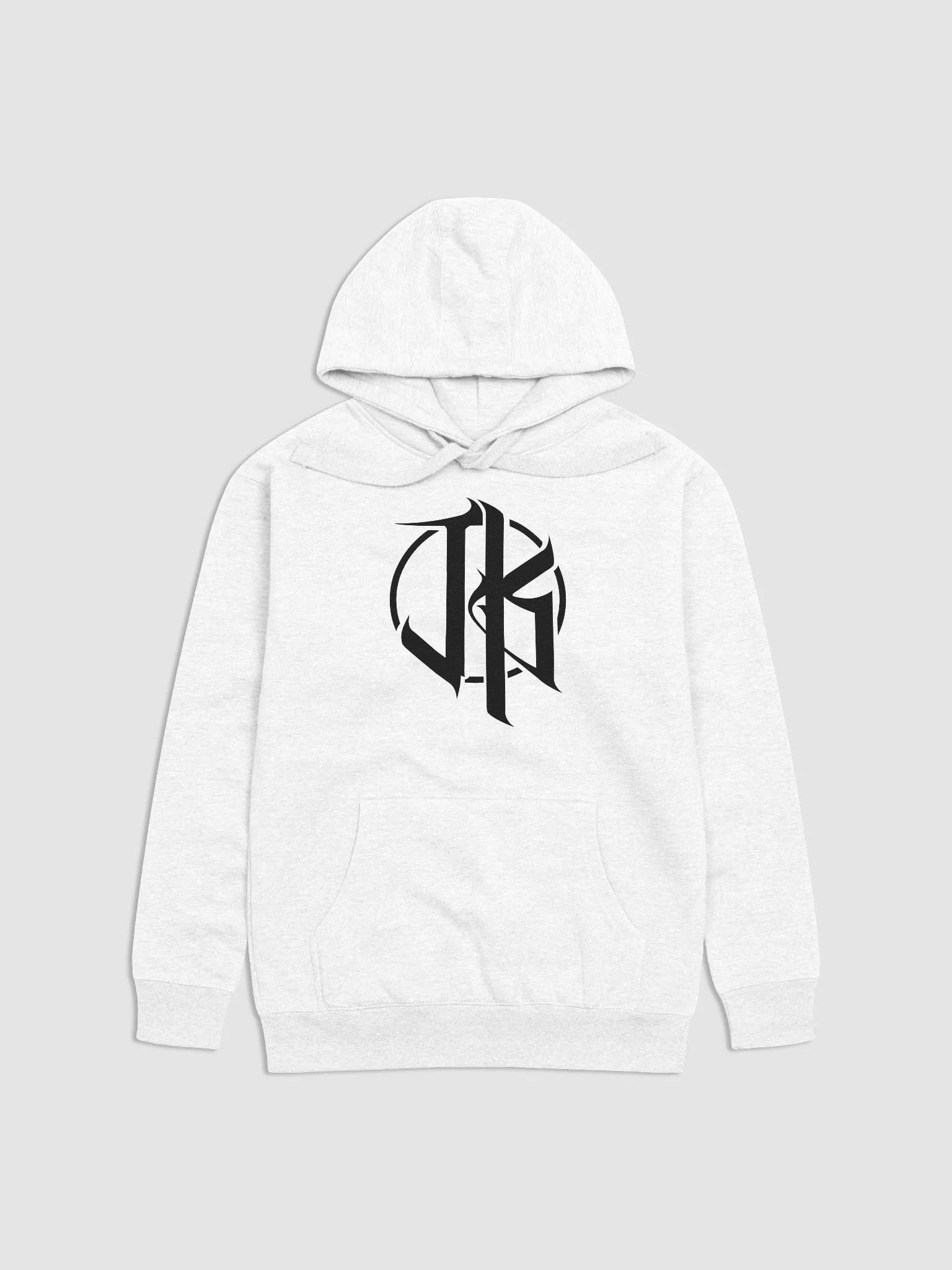 JK Logo Hoodie (Black on White) product image (1)