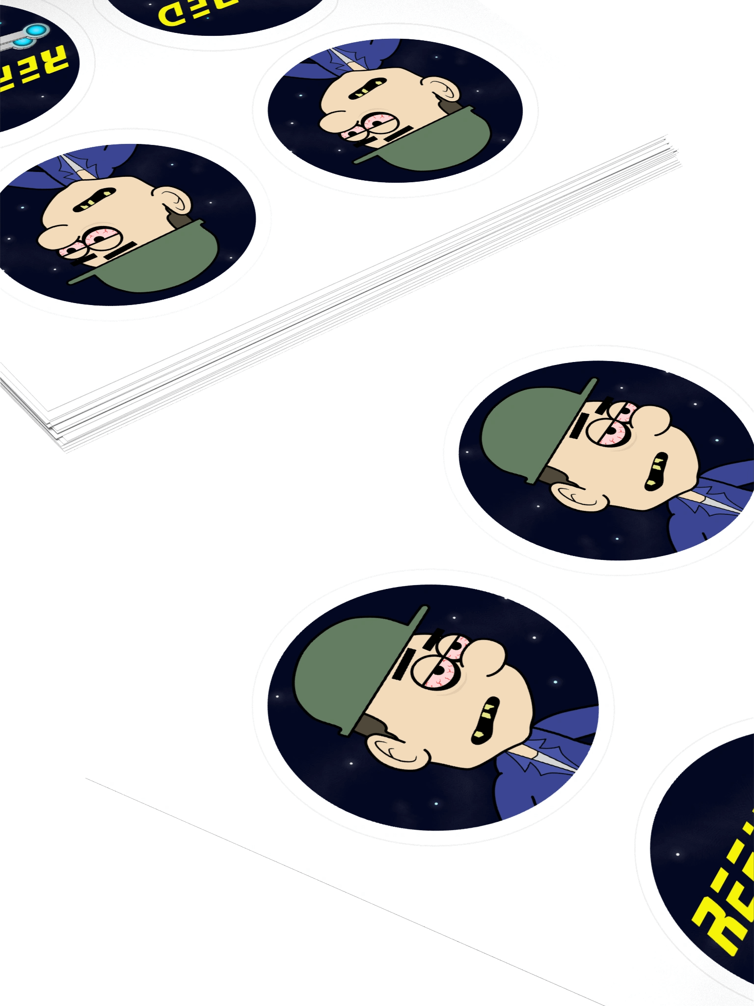 Lonny in Space Stickers product image (4)