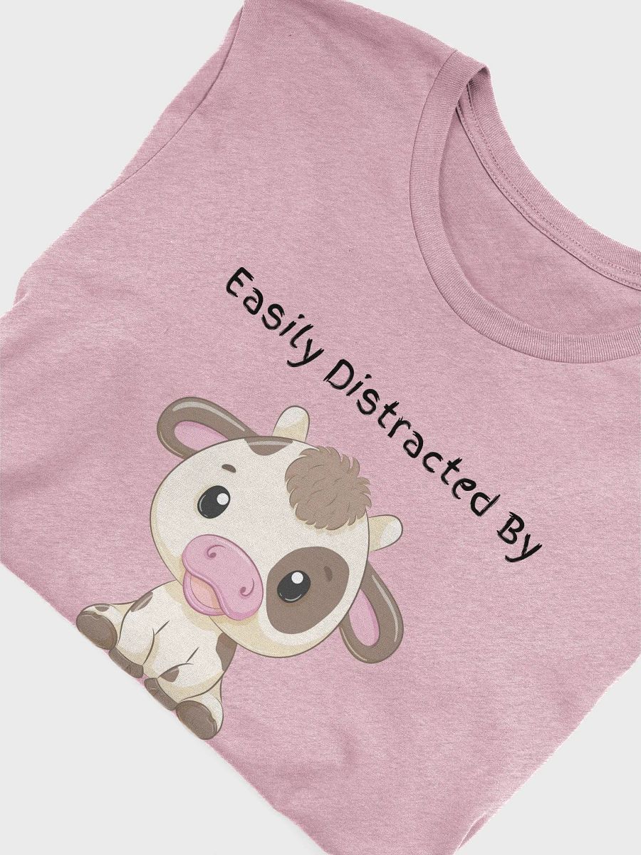 Easily Distracted By Cows - Unisex T-shirt Bella Canvas 3001 product image (15)