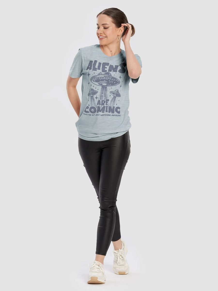 Aliens Are Coming Retro Edition | Unisex Bella+Canvas Supersoft T-Shirt product image (5)