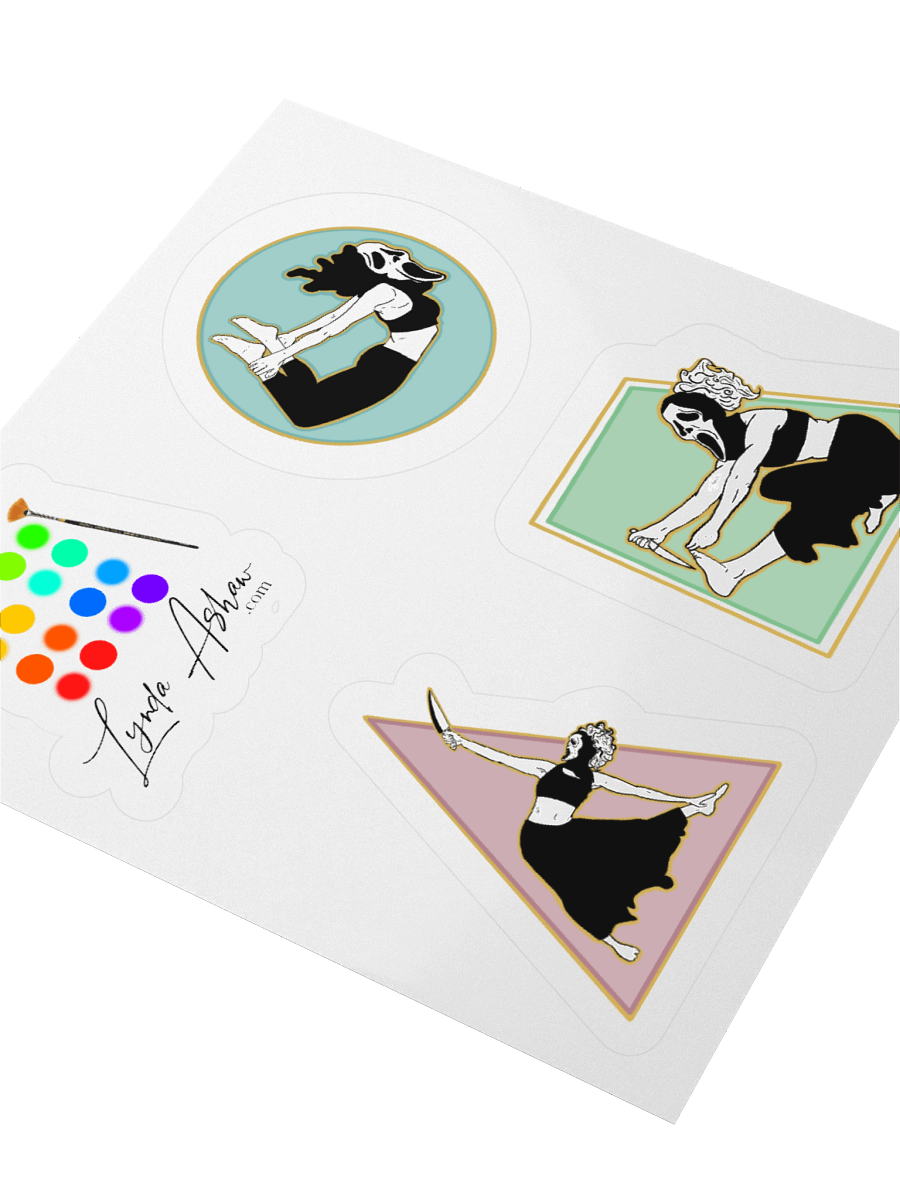 A Villain's Yoga; stickers product image (8)