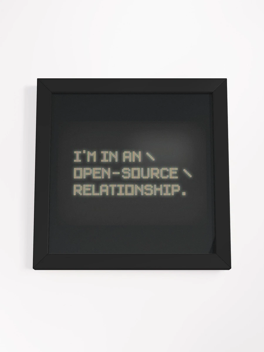 Open-Source Relationship - Framed Print product image (4)