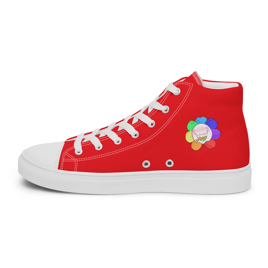 Red and White Flower Sneakers product image (28)