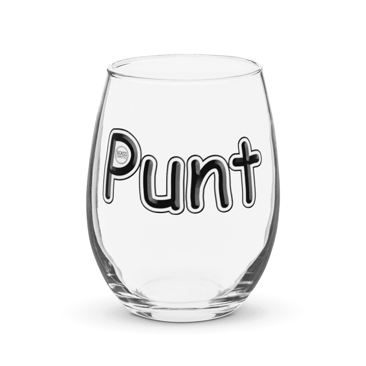Sickos Committee Punt Stemless Wine Glass product image (1)