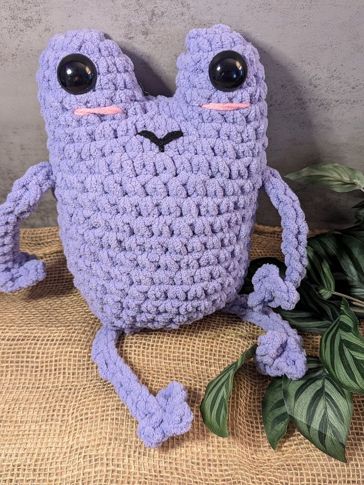 Jumbo Leggy Frog - Purple product image (1)
