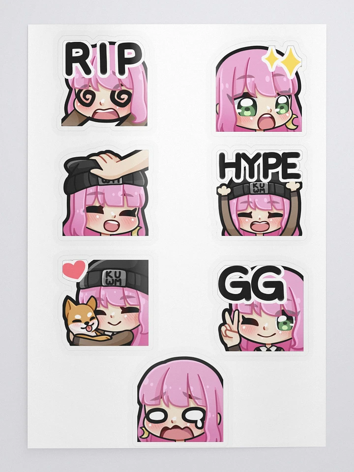 Emote Sticker Sheet product image (1)