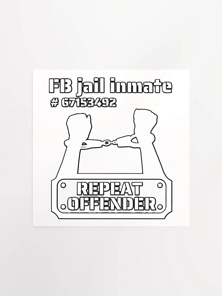 FB JAIL INMATE REPEAT OFFENDER product image (4)