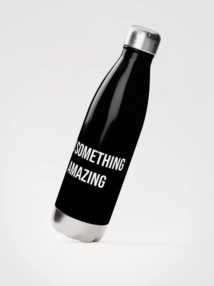 Travel water bottle - Black/White product image (2)