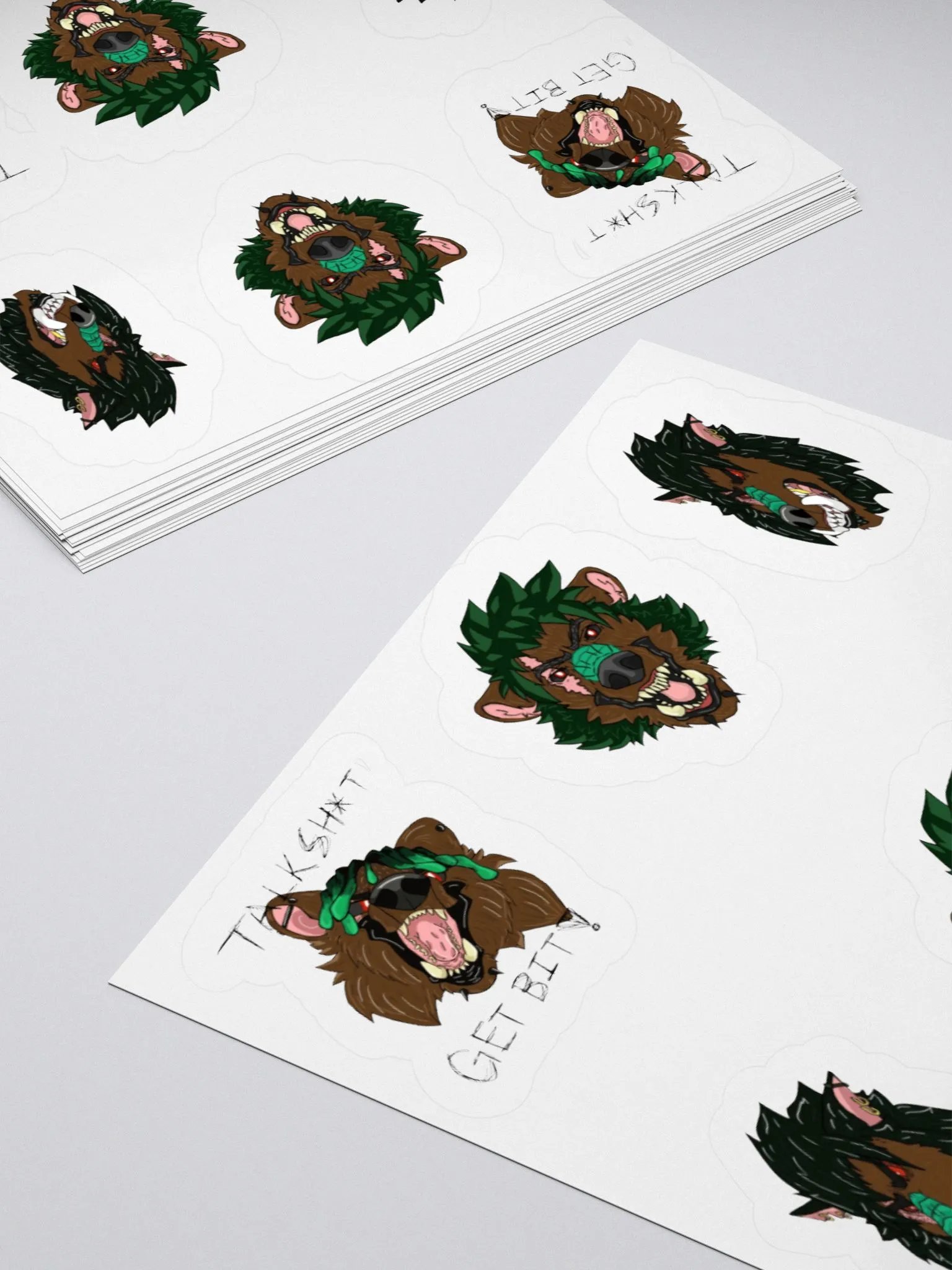 Wildlife Greenery Kiss Cut Stickers Set product image (10)