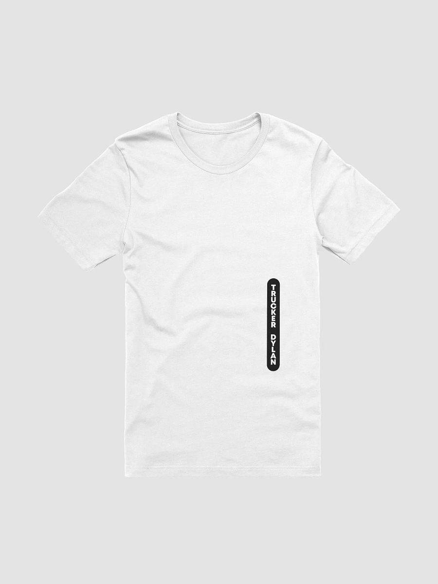 Trucker Dylan Cut Out Vertical Black Logo T-Shirt - Light product image (1)