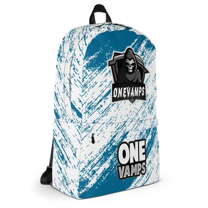 OneVamps Backpack Blue and White product image (2)