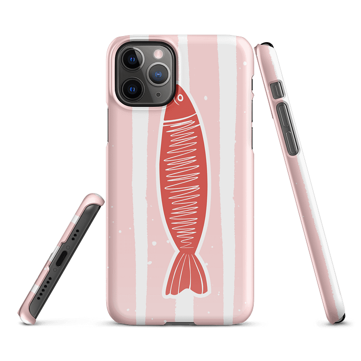 Crimson Fish Snap iPhone® Case product image (2)