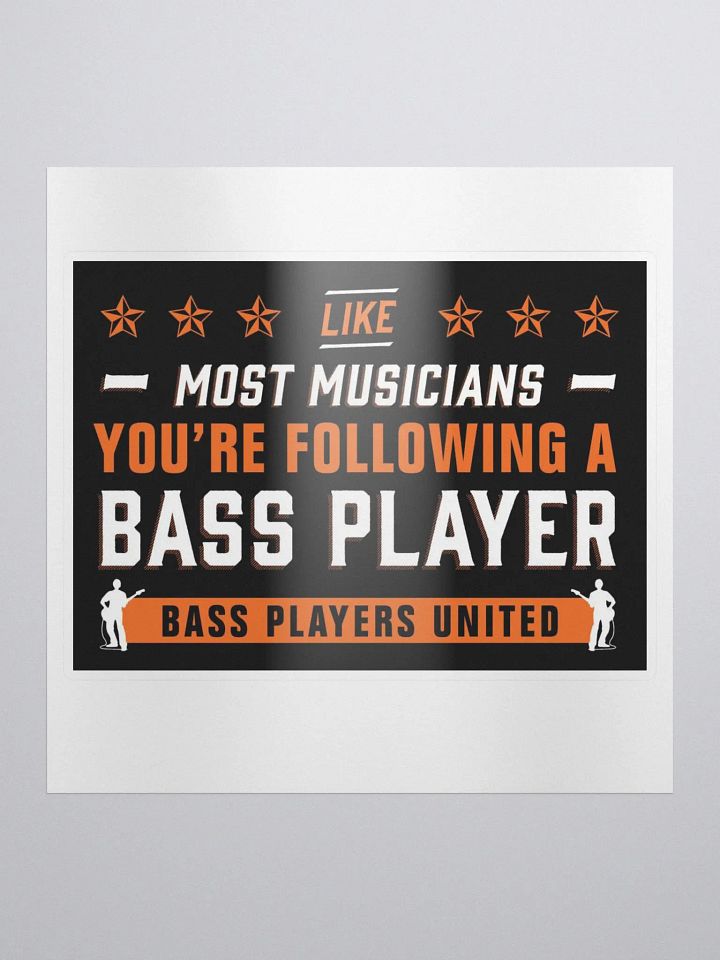 Like Most Musicians (Sticker II) product image (1)