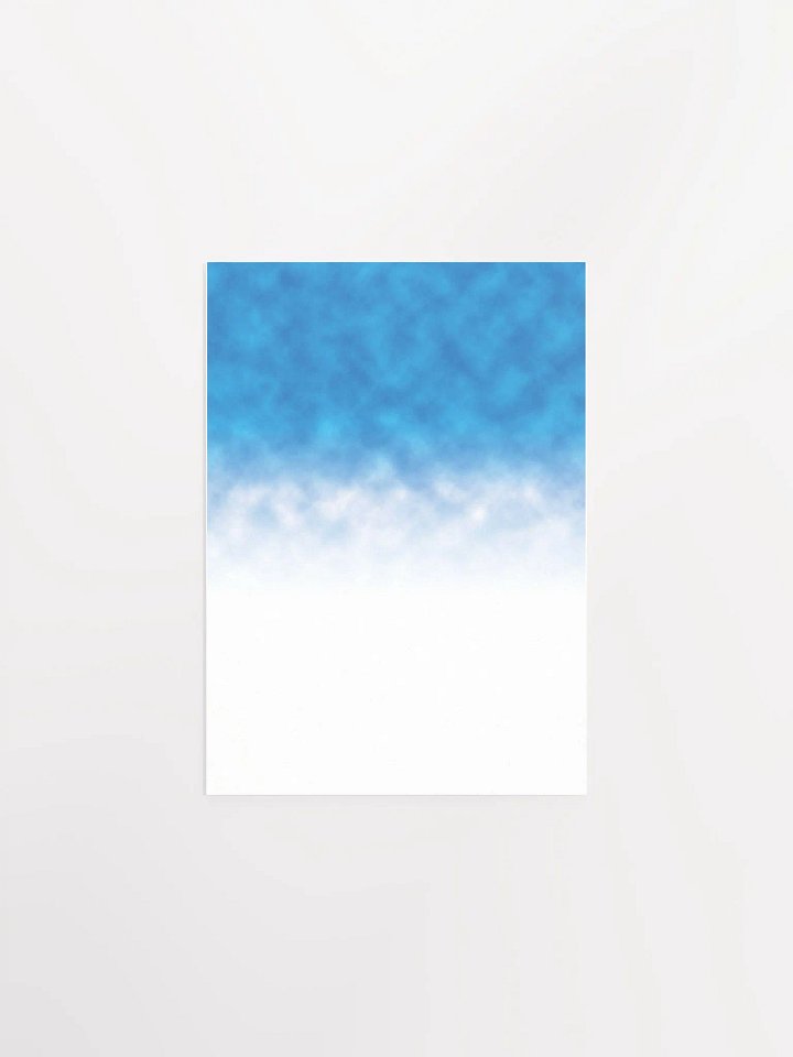Retro miniature Sky Gradient Matte Poster version 1 product image (1)