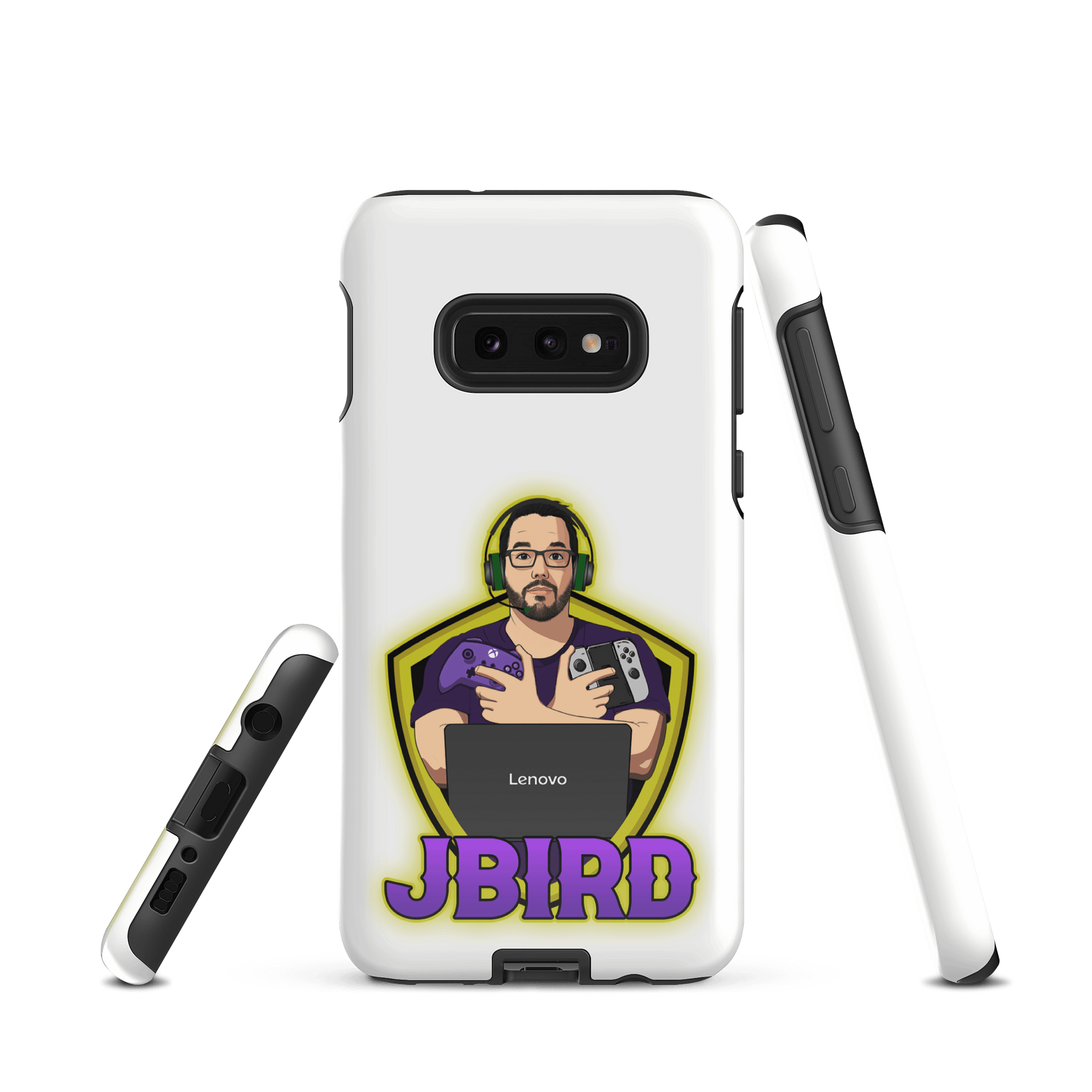 The Ultimate Gamer's Tough Samsung® Case-White product image (1)
