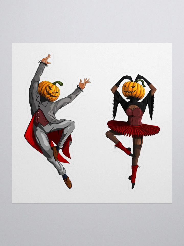 Pumpkin Village People Stickers YM product image (1)