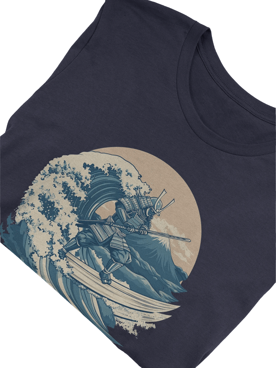 samurai surfer wave t-shirt product image (48)