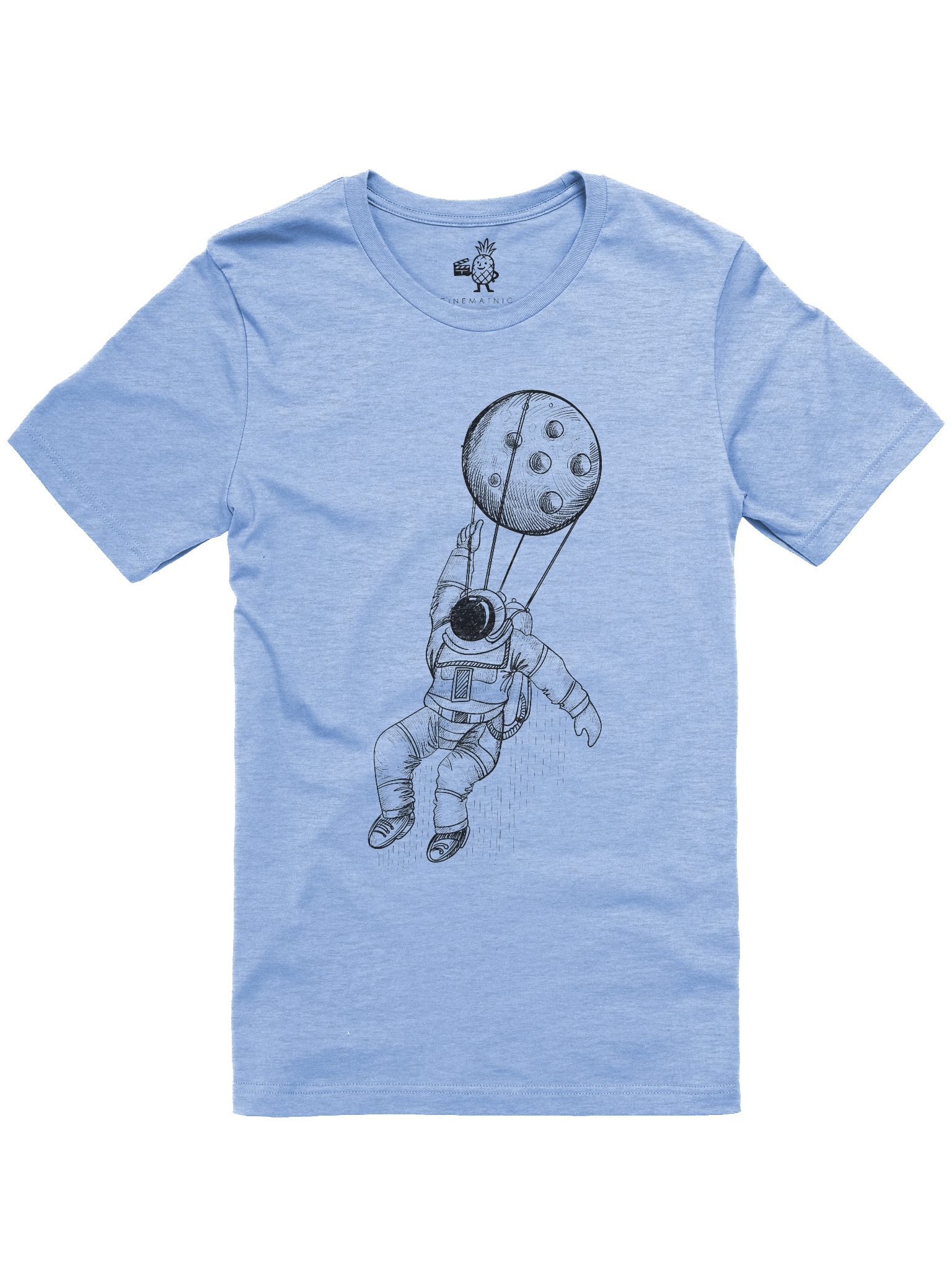 Swiss Cheese Moon Astronaut Space Man Unisex T-Shirt product image (11)