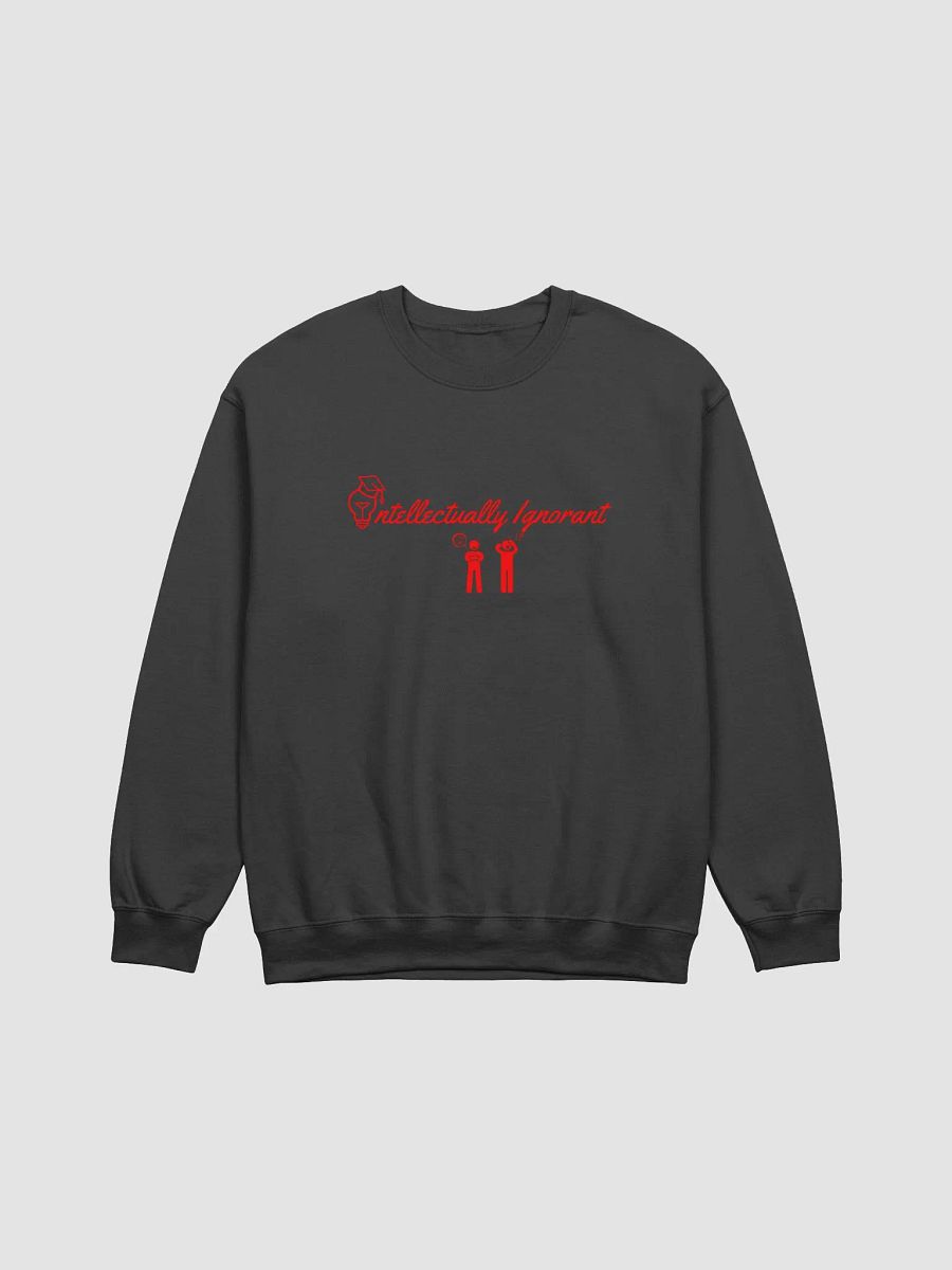 Intellectually Ignorant ( RED LOGO) Crewneck Sweatshirt product image (1)