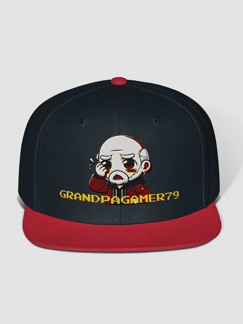 Grandpa Facepalm Snapback Cap