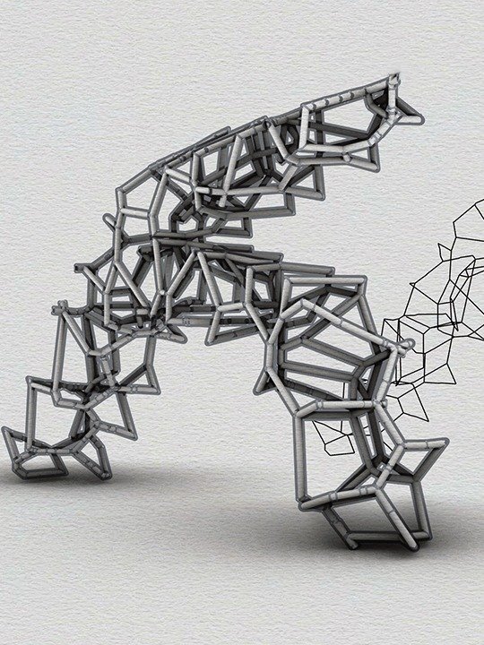 Voronoi 3d over Volume Parametric Facade Design Grasshopper Rhino Files Download product image (2)