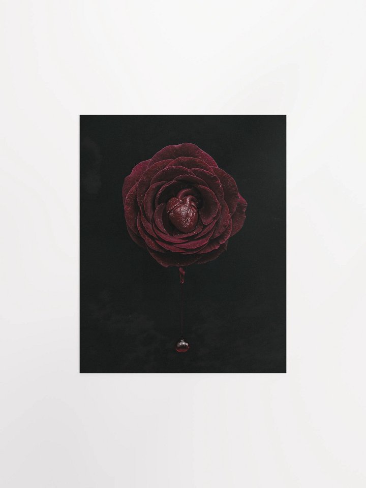 The Bleeding Bloom Matte Poster product image (2)