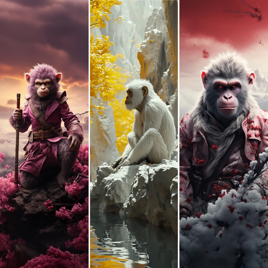 Primate Portraits: Whimsical and Captivating iPhone Wallpapers product image (2)