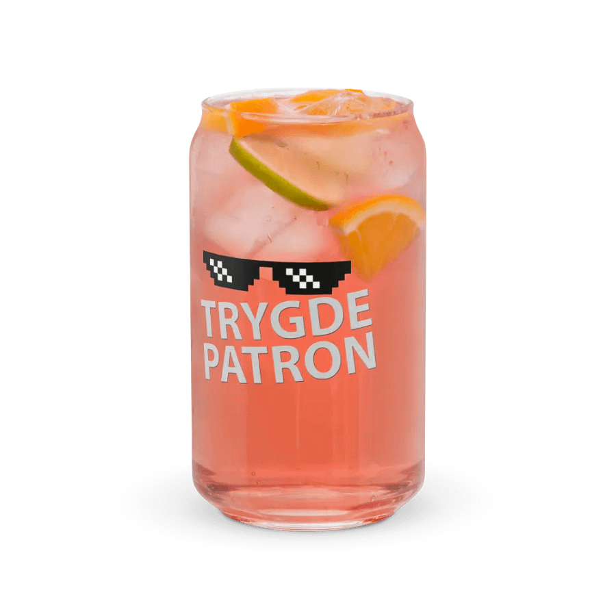 Trygde Patron formet glass product image (1)