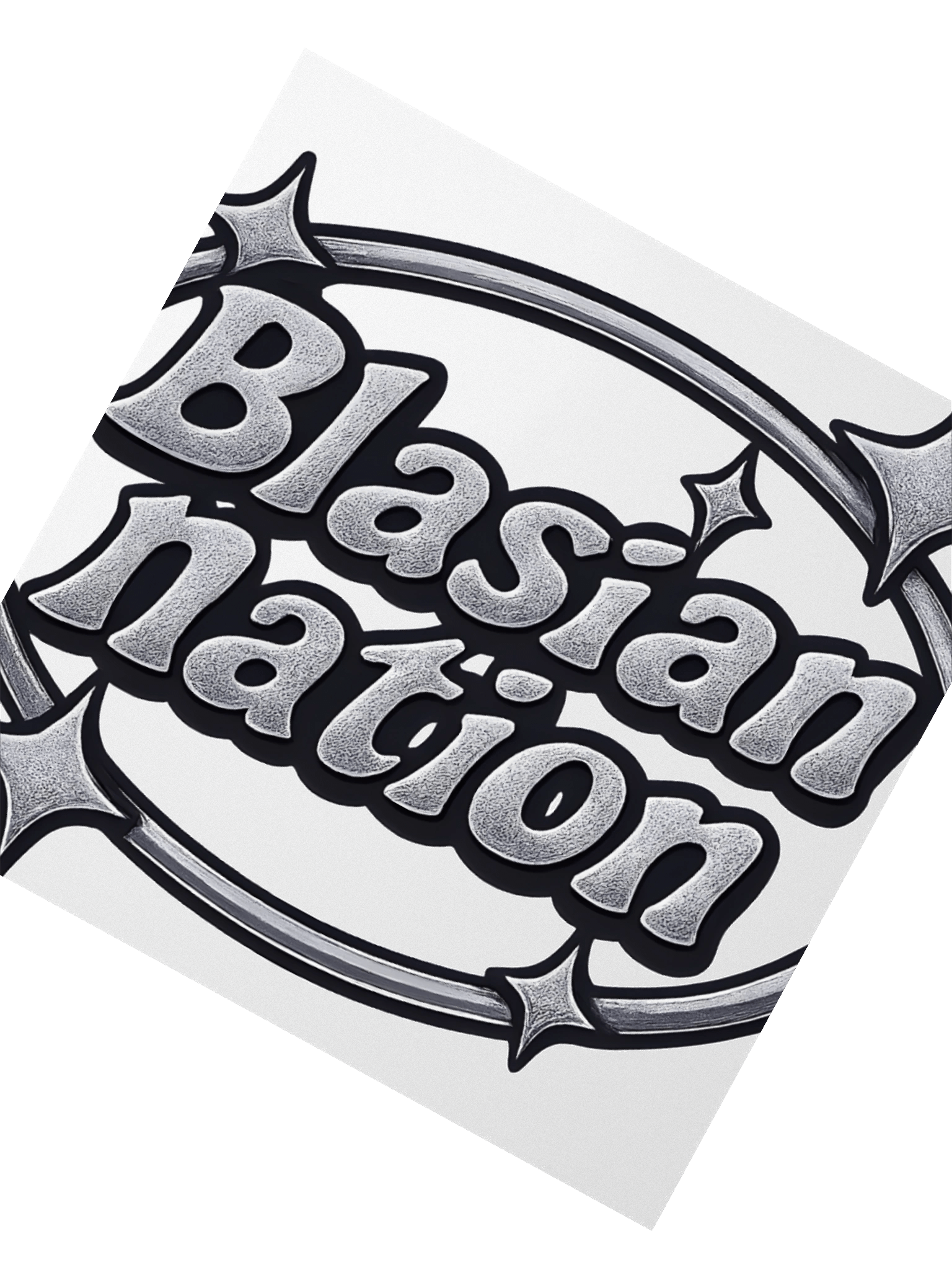Blasian Nation Sticker product image (4)