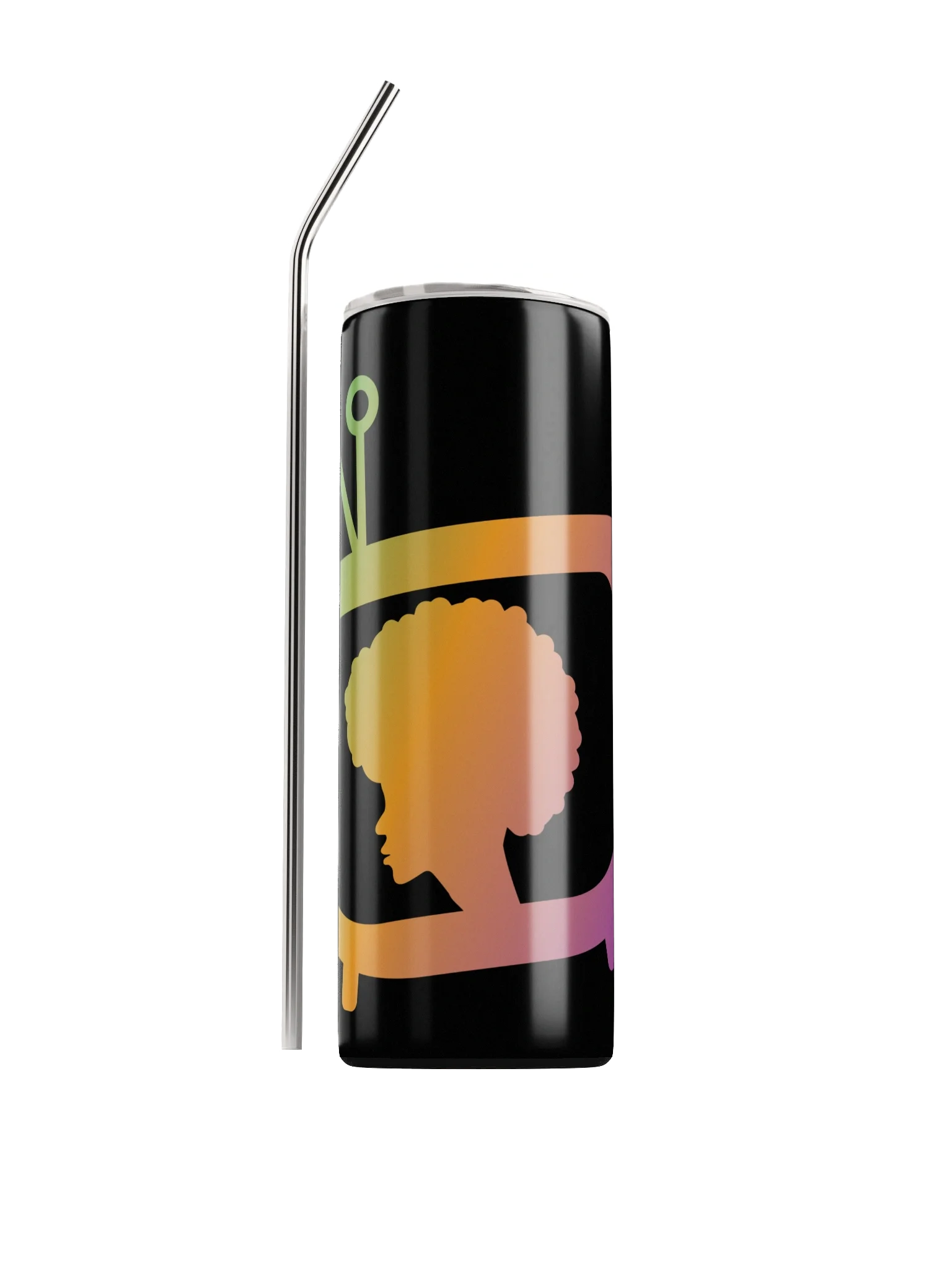 Throwback Repped Logo Cup with Straw product image (1)