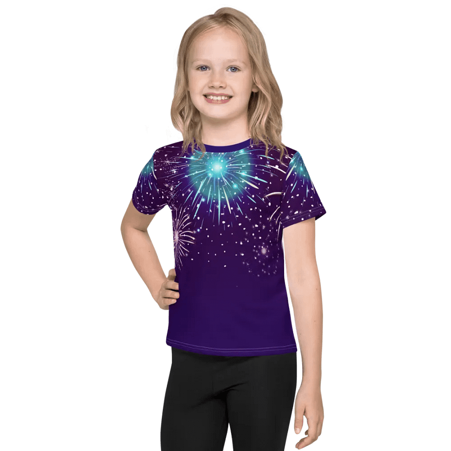 Festive Night Sky Kids T-Shirt product image (1)
