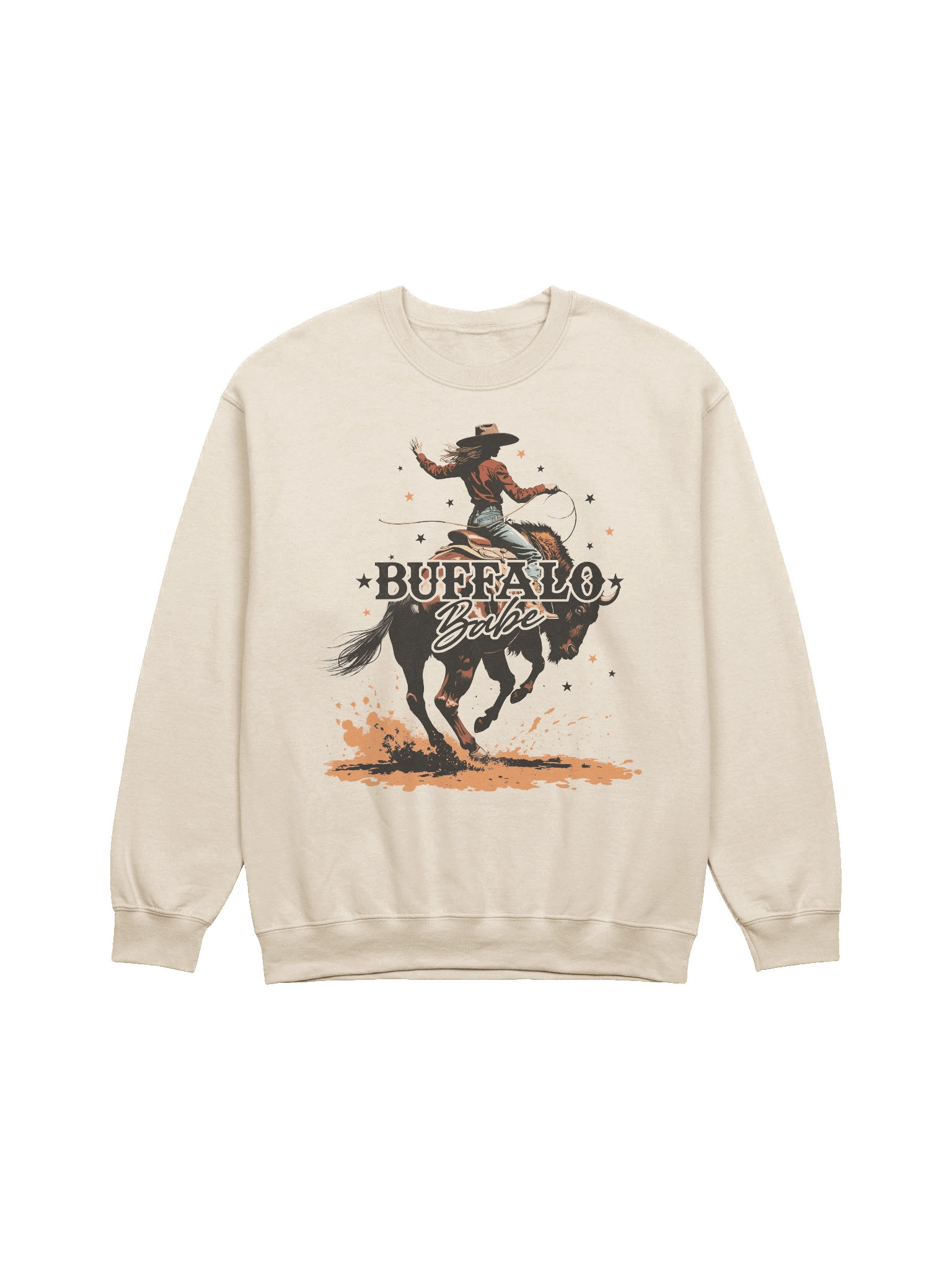 The "Buffalo Babe" Cowgirl Sweatshirt product image (2)