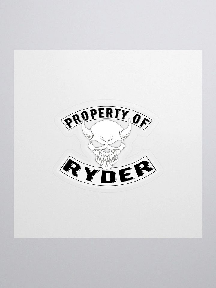 Property of Ryder Sticker product image (1)