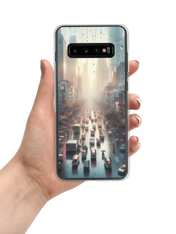 Rainy Cityscape Samsung® Clear Case | AI Design product image (37)
