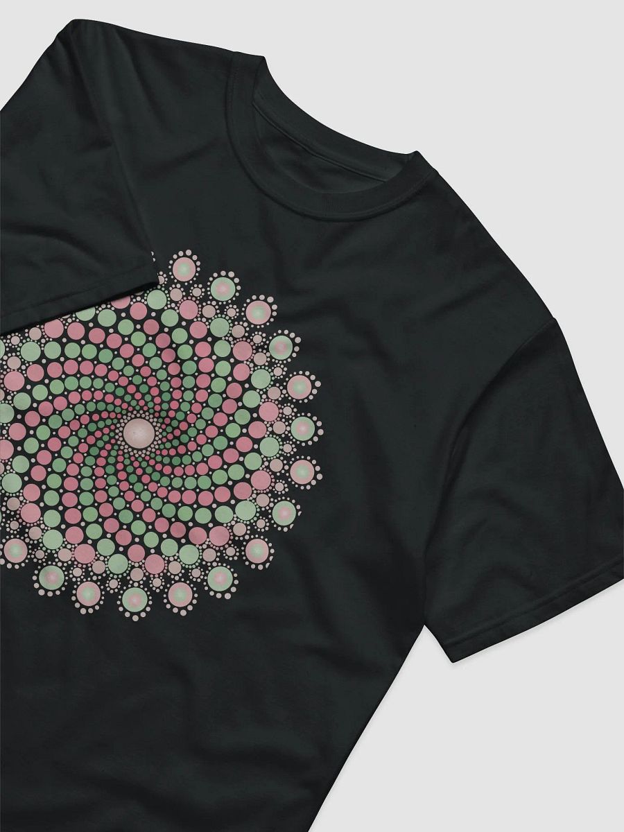 Green and Pink Mandala Unisex Organic T-Shirt product image (3)