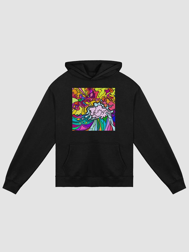 Psychedelic Swirl Unisex Hoodie. - Wave at Sunset product image (2)
