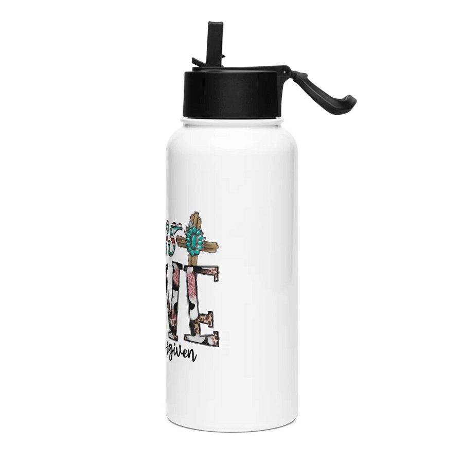 He Is Alive & I'm Forgiven - Stainless Steel Sports Water Bottle product image (3)