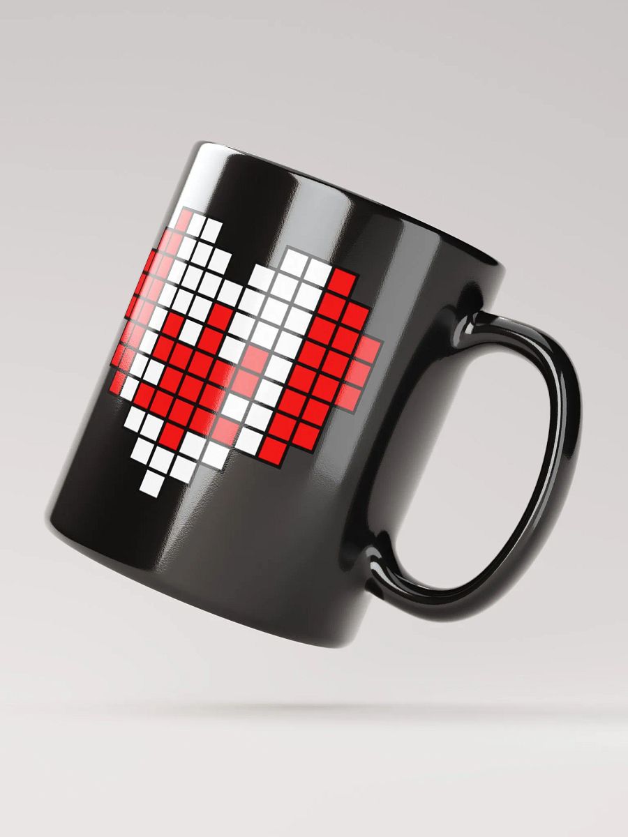 Canada Heart Black Glossy Mug product image (6)