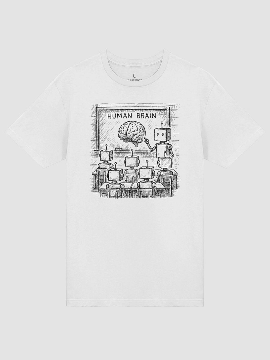 What…? Human? - Robot Classroom - White Tee product image (5)