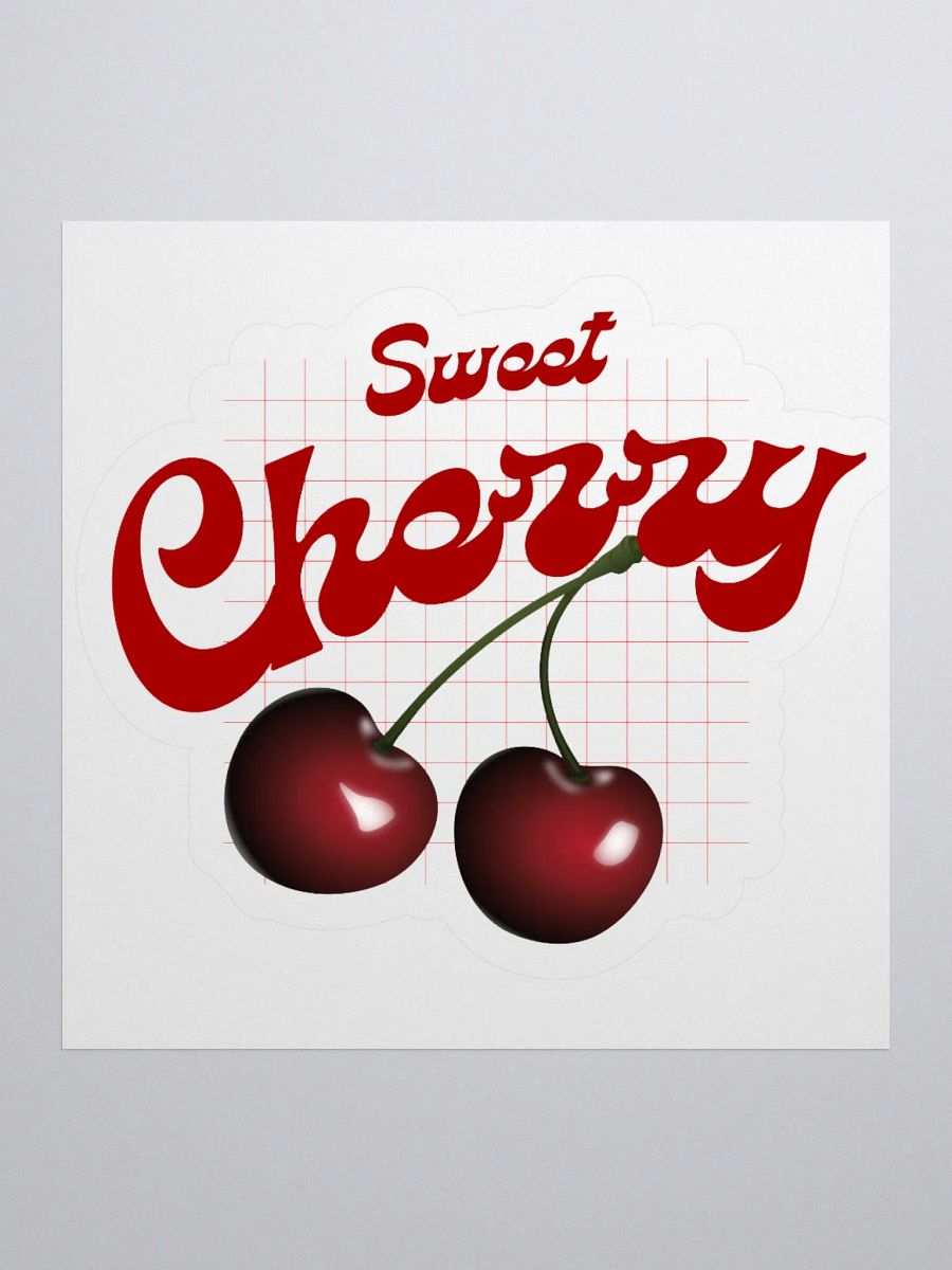 Sweet Cherry Kiss Cut Stickers product image (2)