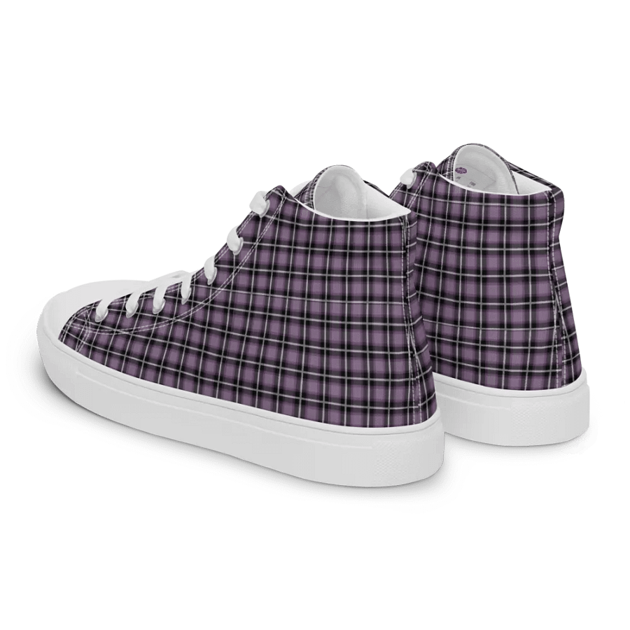 Men's Purple Plaid Perfection High-tops product image (5)
