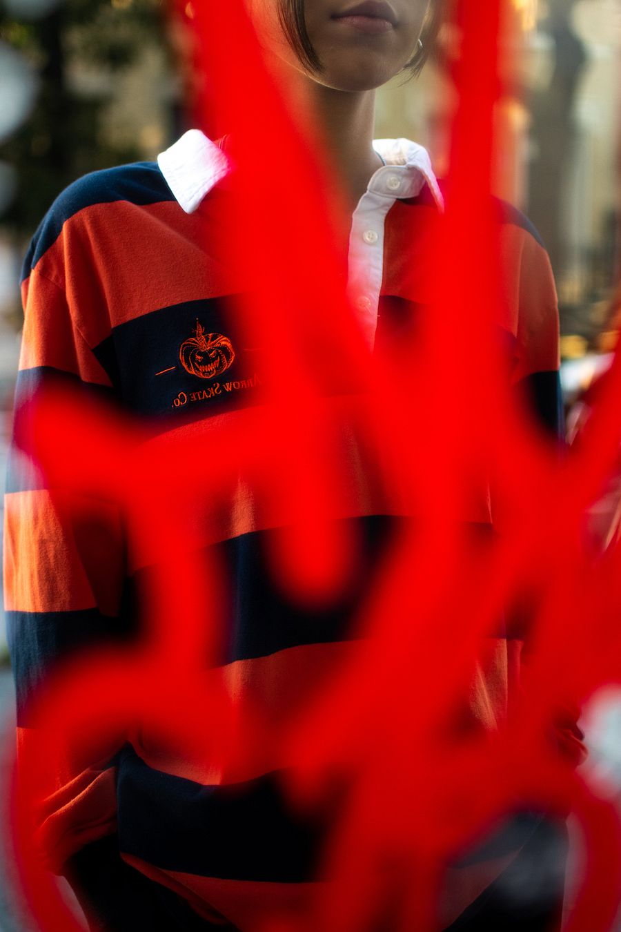 jack-o-lantern rugby shirt product image (3)