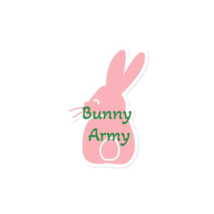 Bunny Army Magnet product image (2)